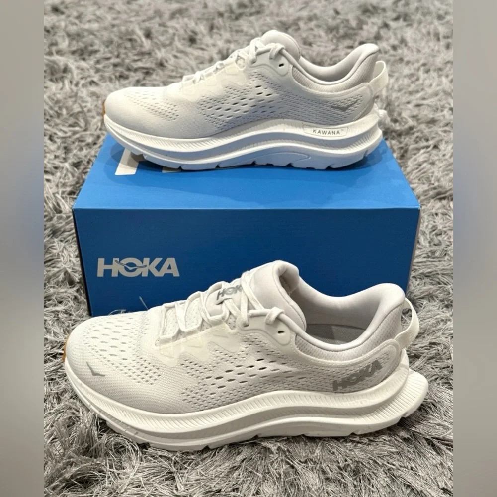 Hoka Kawana 2 💅 White Nimbus Cloud Gum Shoes 1147913-WNCL Women's 7 8 8.5 9.5 - Picture 3 of 12